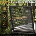 thumbnail image 4 of Gymax 3 Pieces Patio Furniture Set PE Wicker Chairs & Side Table w/Armrests Padded Cushions, 4 of 10