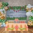 thumbnail image 3 of Snowy Christmas Photography Backdrop Xmas Trees Wood Wall Snowflake Photocall Background Child Studio Photocall Props, 3 of 8