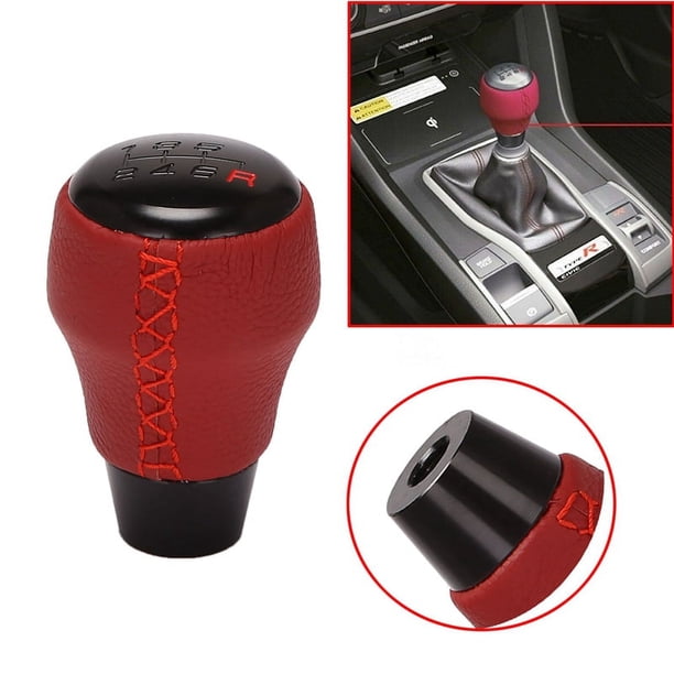 Perilla de Cambio de Marchas de Coche de 6 Velocidades MT, Perilla de Palanca de Cambio de Cabeza de Bola para 2017-2019 08U92-TEA-110