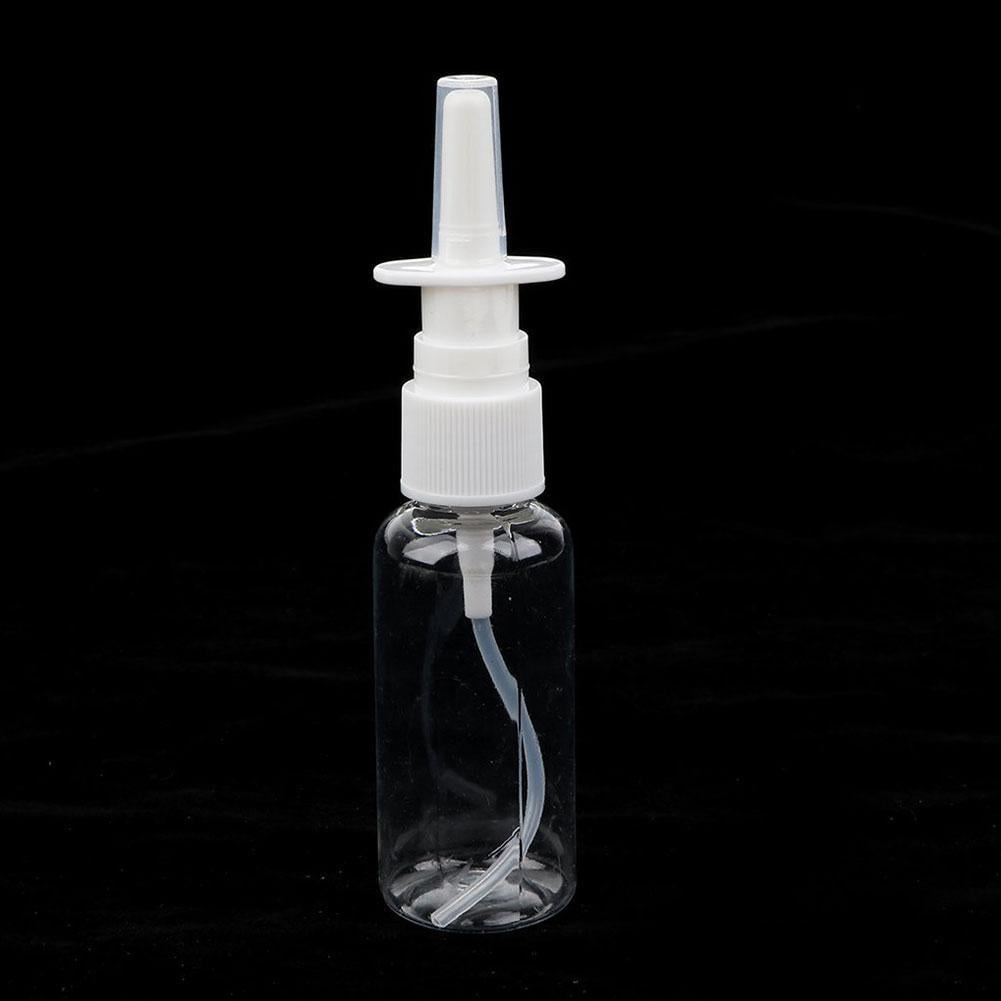 Empty Plastic Nasal Spray Bottles Pump Sprayer Mist Nose Spray Bottle New R7L5