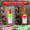 thumbnail image 2 of 2 pcs Christmas decoration lights, retro bubble lights, traditional multi-color bubble liquid lights, Christmas bubble night lights tucked into wall for Thanksgiving, Christmas decoration, home bedro, 2 of 5