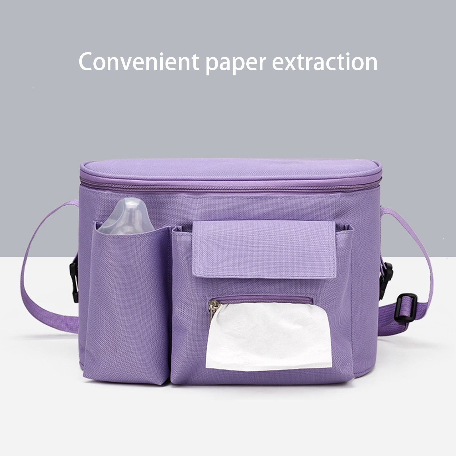 AYYUFE Baby Stroller Organizer Bag Multifunction Large Capacity Bottle Holder Pocket Water Resistant Baby Diaper Bag for Outdoor