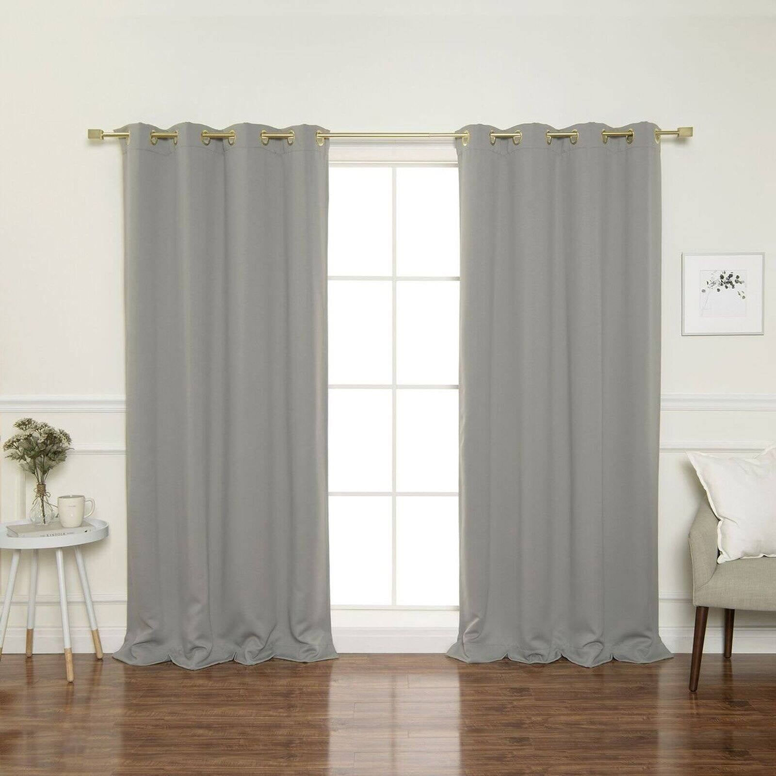 Best Home Fashion Gold Grommet Blackout Curtains