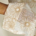 thumbnail image 3 of Vargottam Botanical Pattern Sheer Curtains for Short Windows - Set of 2 Panels, 63", Grommet Top, Printed Georgette, Light Filtering Drapes for Kitchen or Bedroom, 3 of 9