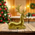 thumbnail image 3 of WMGHA Christmas Reindeer Figurines, Mini Animal Reindeer Decor Deer Statues Sculpture Tabletop Ornaments for Cabinet Mantel Shelves Fireplace Home Décor Accents Collectible Figurines, 3 of 9