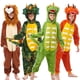 thumbnail image 3 of Pijama de dinosaurio de dibujos animados para niños, monos de lana, ropa de casa Infantil, Halloween, Navidad, 3 of 4