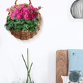 thumbnail image 4 of Cesta de flores de ratán natural Rawiri, tejida, hecha a mano, para colgar, para decoración de pared, 4 of 5