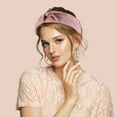 thumbnail image 2 of Unique Bargains Knotted Headbands Solid Colors Top Knot Headbands Elastic Headbands for Women Pink, 2 of 7