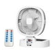 thumbnail image 3 of Ventilador de camping al aire libre con luz LED nocturna, ventilador solar plegable para patios, casa y playa 10000mAh, 3 of 9