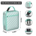 thumbnail image 3 of Fish Ocean Lunch Cooler Bag with Insulation, Leakproof Reusable Lunch Box for Men & Women - Durable Portable Tote for Office, Picnics and Sea Adventures, 3 of 6