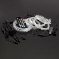 thumbnail image 1 of KAIYANG IS57U 5 rollos de 3 m + 1 m de tira de cable de neón decorativo para interior de coche, fibra óptica RGB universal para ambiente, 1 of 5