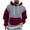 Hot Pink, variant on AnuYalue Men's Big and Tall Plaid Graphic Hoodie Casual Long Sleeve Hooded Sweatshirts Outdoor Athletic Pullover Oversize Color Block Hoodies