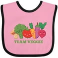 thumbnail image 3 of Inktastic Team Veggie Boys or Girls Baby Bib, 3 of 4