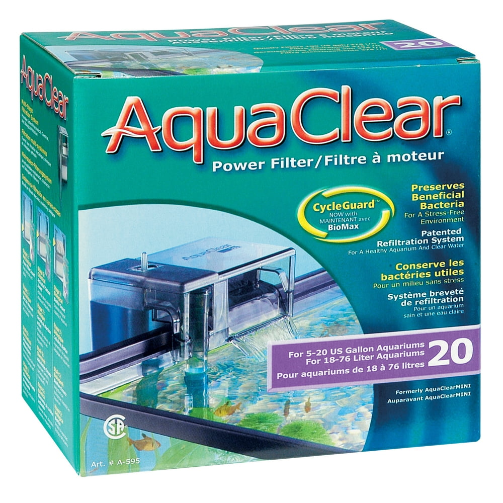 AquaClear Fish Tank Filter 5 to 20 Gallon 110v