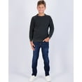 thumbnail image 4 of 3 Pack: Youth Fleece Crew-Neck Long Sleeve Soft Pullover Sweatshirt - Boys & Girls, 4 of 5