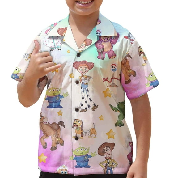 Monsters Inc. Hawaiian Shirt, Disney Boo and Friends Summer Tee