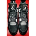 thumbnail image 4 of A i r-Jor-dan 4 White Thunder Black White FQ8138-001 Sz 18 Men New In Alternat Box, 4 of 6