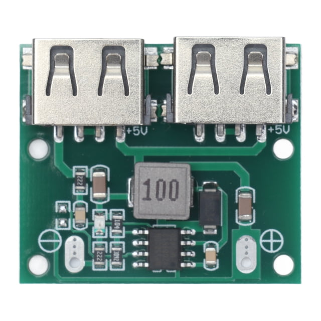 Módulo de cargador Buck, cargador Buck DC a módulo de carga USB dual, placa de carga, diseño fácil de usar Jadeshay A