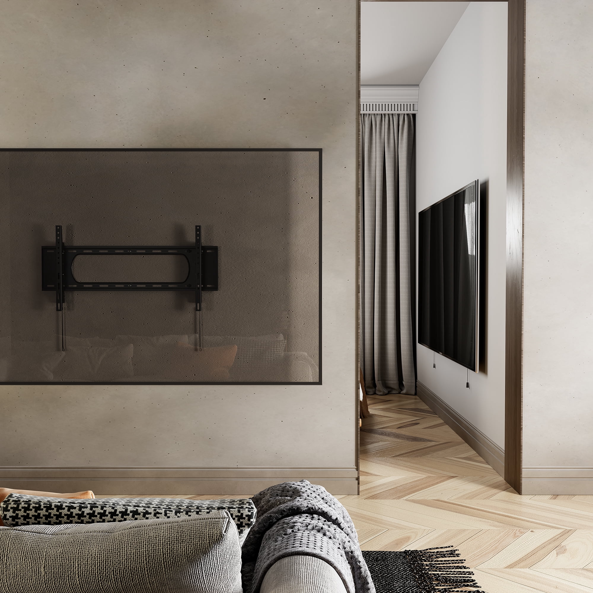 ProHT Heavy-Duty Tilt TV Wall Mount for 43 inches up to 90 inches