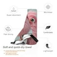 thumbnail image 3 of Cauagu Adorable Pink Fluffy Birds Print Extra Large Bath Towels 1 Pack, Quick Drying Towels Highly Absorbent Bath Towel for for Body Sport Yoga SPA & Fitness-31.5"x63", 3 of 8