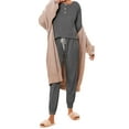 thumbnail image 4 of Fantaslook Pajamas Sets for Women Casual Lounge Set Long Sleeve Two Piece Set Buttom Down Shirts and Pants with Pockets Oufits, 4 of 10