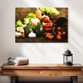 thumbnail image 2 of Elephant Stock Farm Fresh Vegetables Wall Art - Horizontal Canvas Wall Art - Living Room Wall Decor - Food And Drink Canvas - Green And Brown Decor - 24" x 16", 2 of 8