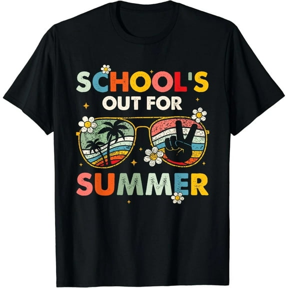 Retro School's Out For Summer Happy Last Day Of School Gift Unisex T-Shirt