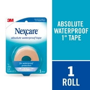 Nexcare Waterproof First Aid Tape, Hospital Grade, 1/Roll