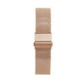 thumbnail image 1 of Reemplazo de correa de malla de liberación rápida de correas de reloj de acero inoxidable de 22 mm, 1 of 8