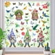 thumbnail image 4 of Decoraciones de Pascua, adornos de Pascua, regalos de Pascua, ventana de primavera, ventana de vidrio apretado, 9 hojas, ventana de flores, estado para ventana de vidrio, mariposas, ventana de Pascua,, 4 of 6