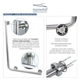 thumbnail image 3 of Transolid Zl2231l Z-Series 22" Grab Bar - Brushed Stainless, 3 of 5
