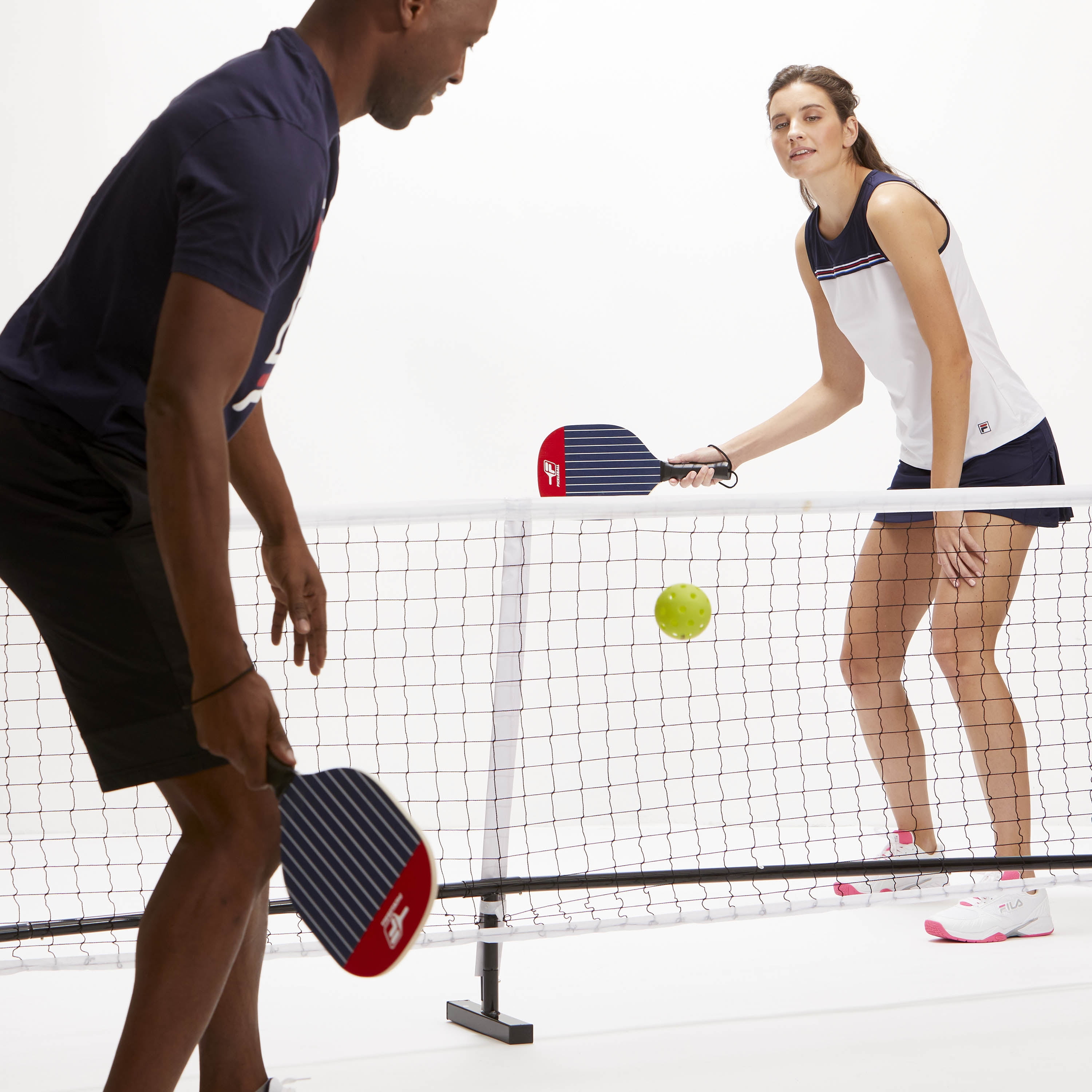 FILA Pickleball Net and Accessories, Regulation 22 Feet 