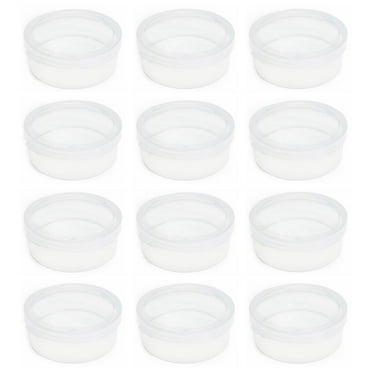Mini Clear Plastic Containers 6*2.5cm for Storing Small Items