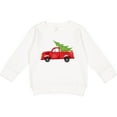 thumbnail image 2 of Inktastic Christmas Vintage Truck with Christmas Tree Toddler Sweatshirt, 2 of 4