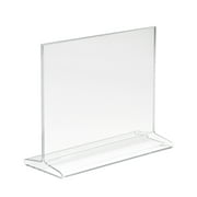 5 1/2 in. H x 7 in. W Acrylic Top Load Counter Top Sign Holder (Pack of 24)