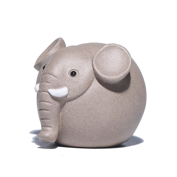 SSZMDLB under $5 Tea Pet Elephant, Tea Pet, Elephant Figurine for Tea Table, Decorative Accent for Ceremony, Collectible for Enthusiasts, Handcrafted for Detail, Symbol for Good Luck, Gift for Hosts