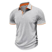 Aloohaidyvio George Mens Polo Shirts ,Spring Summer Mens Golf Sports Polo Shirt Short Sleeve Performance Moisture-Wicking Pique Shirt