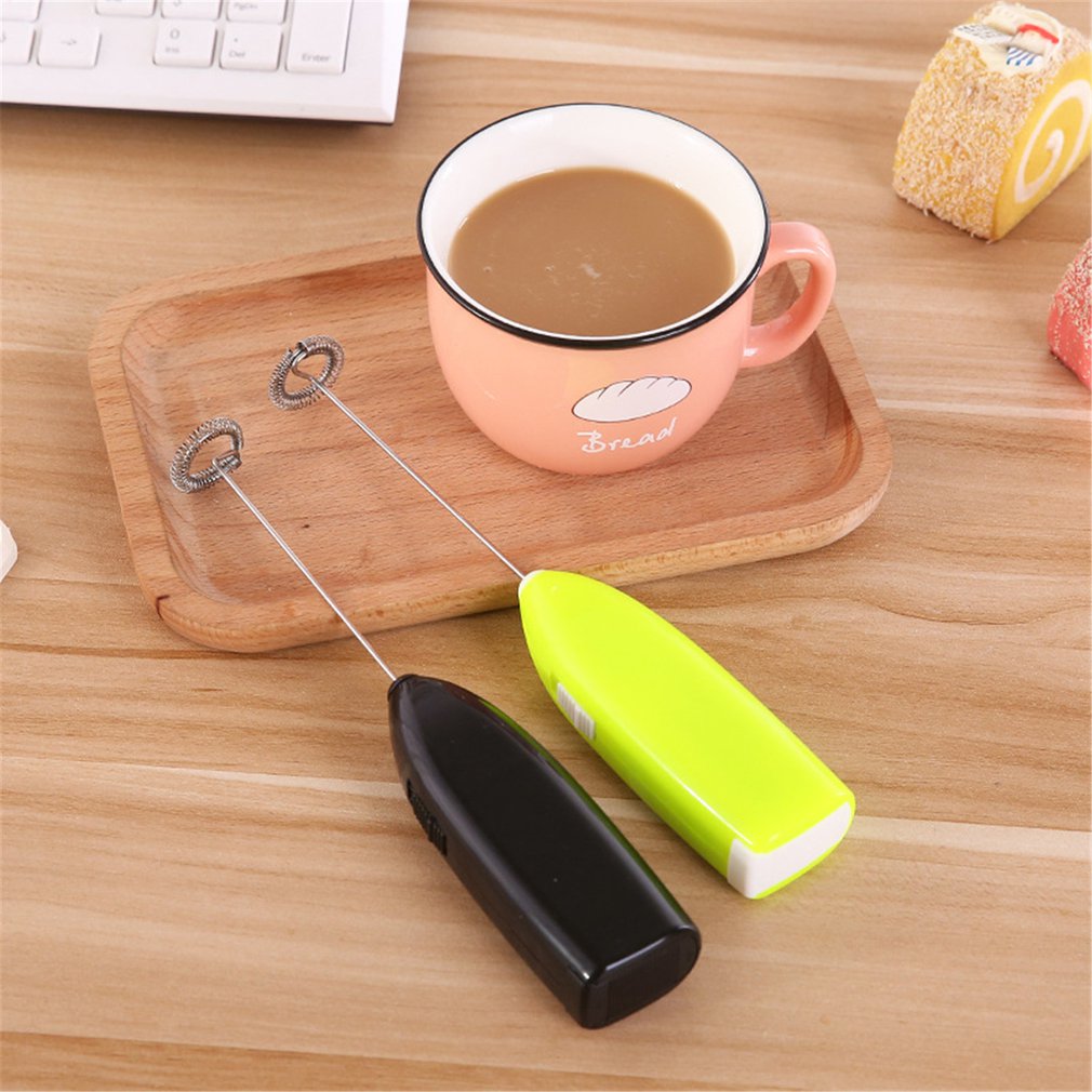 2021 Electric Milk Frother Drink Foamer Whisk Mixer Stirrer Coffee Egg beater/_CA