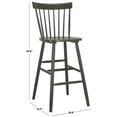 thumbnail image 3 of Safavieh Providence Traditional Mid Back Wood Stools, Dusty Green (Set of 2), 3 of 5