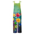 thumbnail image 5 of Summer One Piece Jumpsuits for Women Casual and Elegant Printed Sleeveless Backless One-piece Pants Clearance Under 10$!, 5 of 5