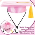 thumbnail image 3 of Disfraz de graduación para perros Bunnycool 2026, color rosa, lavable, talla M, 3 of 6