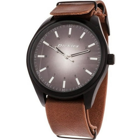 Dickies Men's Shadow Analog Watch, Brown
