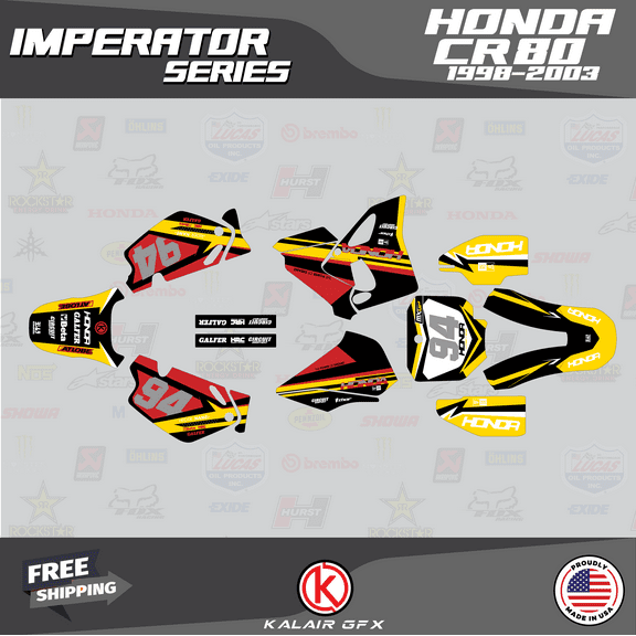 Kalair GFX Graphics Kit for Honda CR80 (1998-2003) Imperator Series