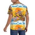 thumbnail image 2 of Fotbe Animals on Noah's Ark1 Baseball Jersey Shirt for Men and Women, Casual Short Sleeves Button Down T-Shirt-4X-Large, 2 of 9