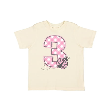 

Inktastic Pink Ladybug 3rd Birthday Girls Toddler T-Shirt