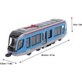 thumbnail image 3 of 1PCS, Ensemble de Trains Électriques pour Enfants, Modèle à Rétrofriction en Alliage à Double Extrémité, Ensemble de Jouets Locomotives pour Garçons Filles, Jouet de Trains Motorisés Jouet Sensoriel d'Éducation Précoce, 3 of 8
