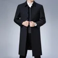 thumbnail image 1 of Gabardina de otoño e invierno para hombre, chaqueta informal de negocios a la moda para hombre, ajustada, cómoda, cálida, resistente al viento, ropa de calle de tendencia superior, nueva, 1 of 4