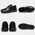 thumbnail image 2 of OrthoComfoot Mens Oxford Dress Shoes for Plantar Fasciitis, Orthopedic Genuine Leather Shoes with Arch Support for Foot and Heel Pain Relief, Soft Casual Shoes for Comfortable Walking, 2 of 7