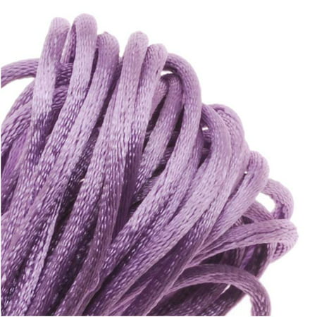 Rayon Satin Rattail 1mm Cord - Knot & Braid - Lavender Purple (6
