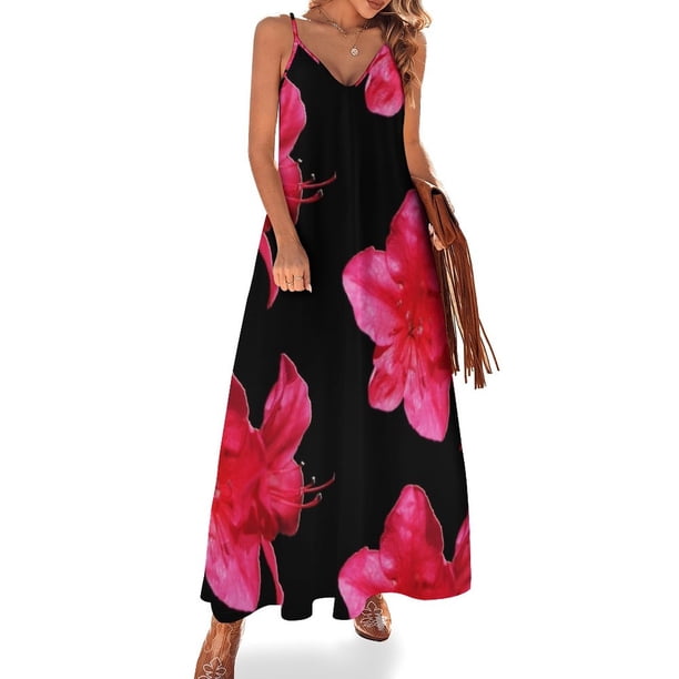 Vestido sin mangas Pink Iris Vestido de verano para mujer 2024 Ropa de mujer 2024 Recién llegados Vestido de mujer Vestidos elegantes